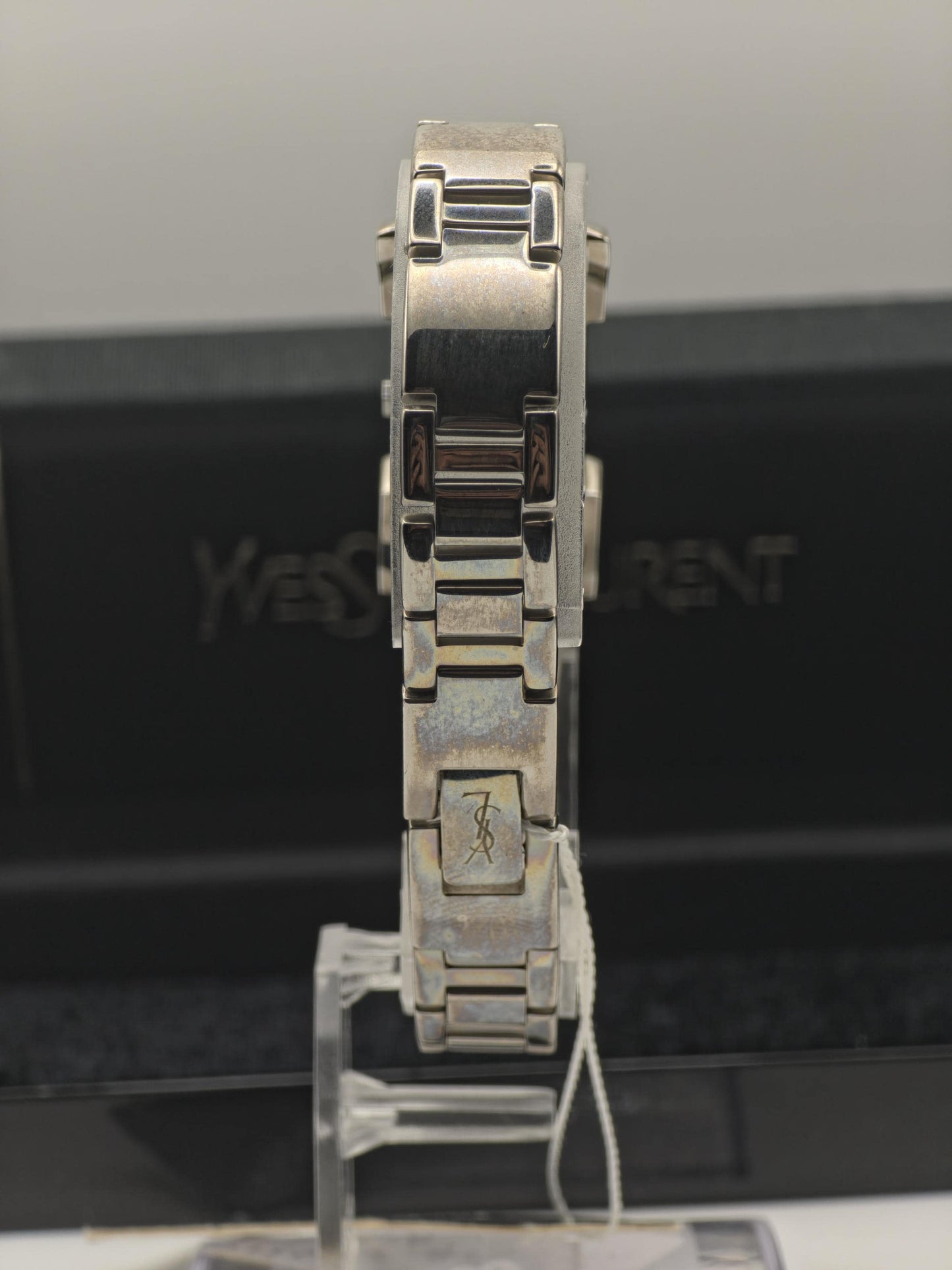 Yves Saint Laurent YSL Women Quartz Slim Bracelet Watch Silver Dial Box Tag | - 302