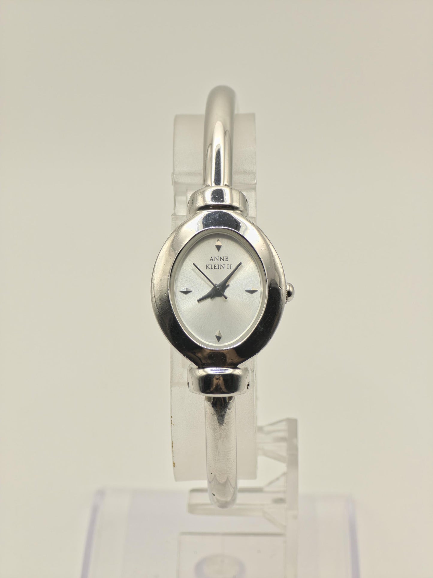 Anne Klein 753H Women Quartz Silver Dial Bangle Bracelet Classic | - 308