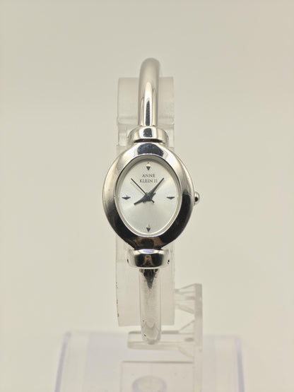 Anne Klein 753H Women Quartz Silver Dial Bangle Bracelet Classic | - 308