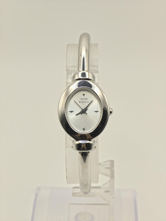 Anne Klein 753H Women Quartz Silver Dial Bangle Bracelet Classic | - 308