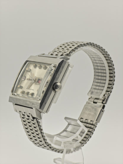 Rado Manhattan Automatic Day Date Men Vintage Steel Swiss Watch | - 309