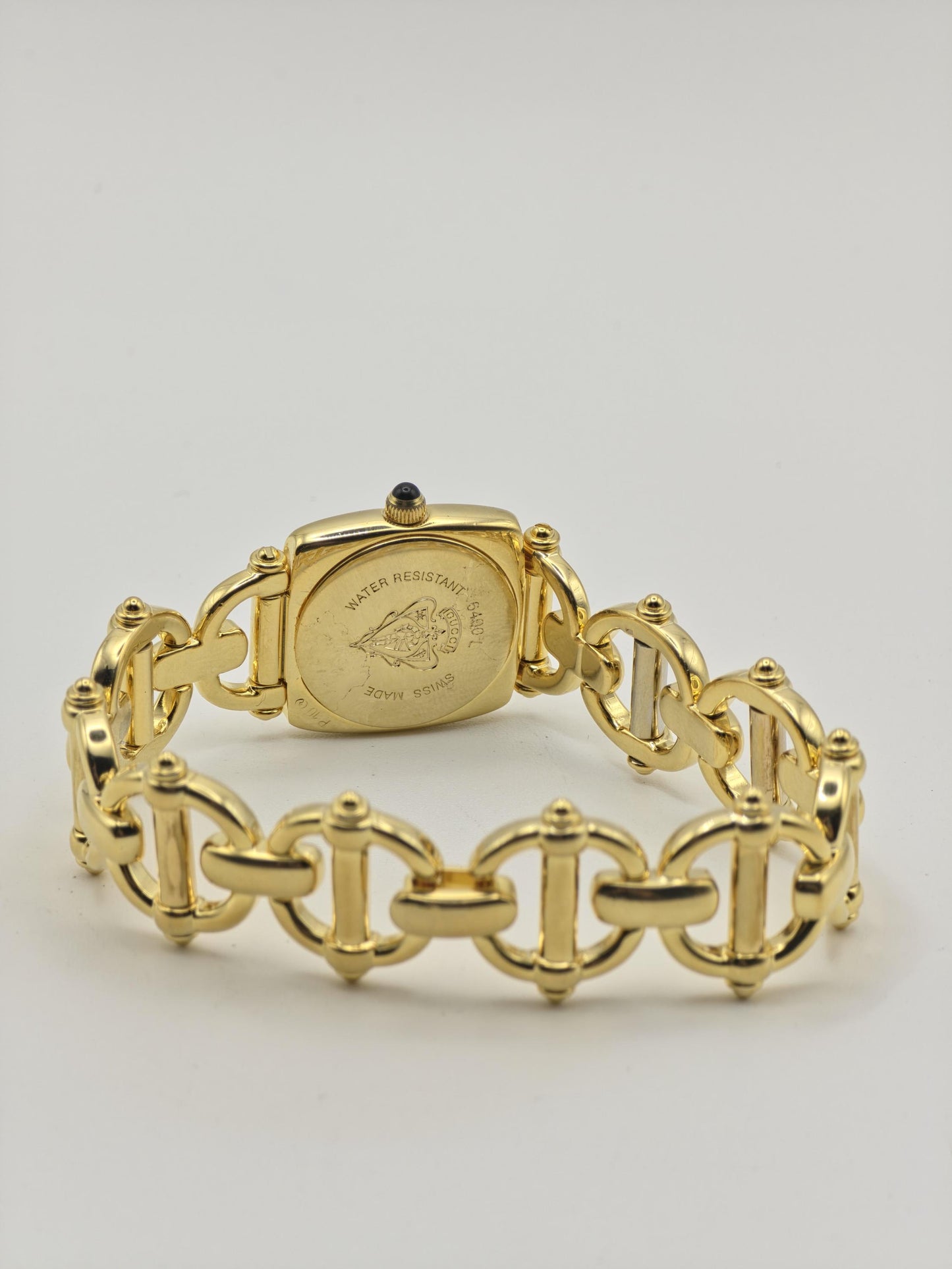 Gucci 6400L Gold Tone Women Vintage Quartz Watch Mother of Pearl Dial | - 312