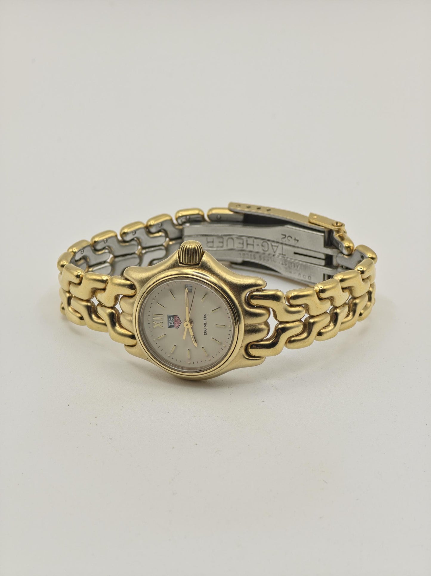 TAG Heuer S04.708M Professional 200M Gold Tone Women Vintage Quartz Watch | - 316