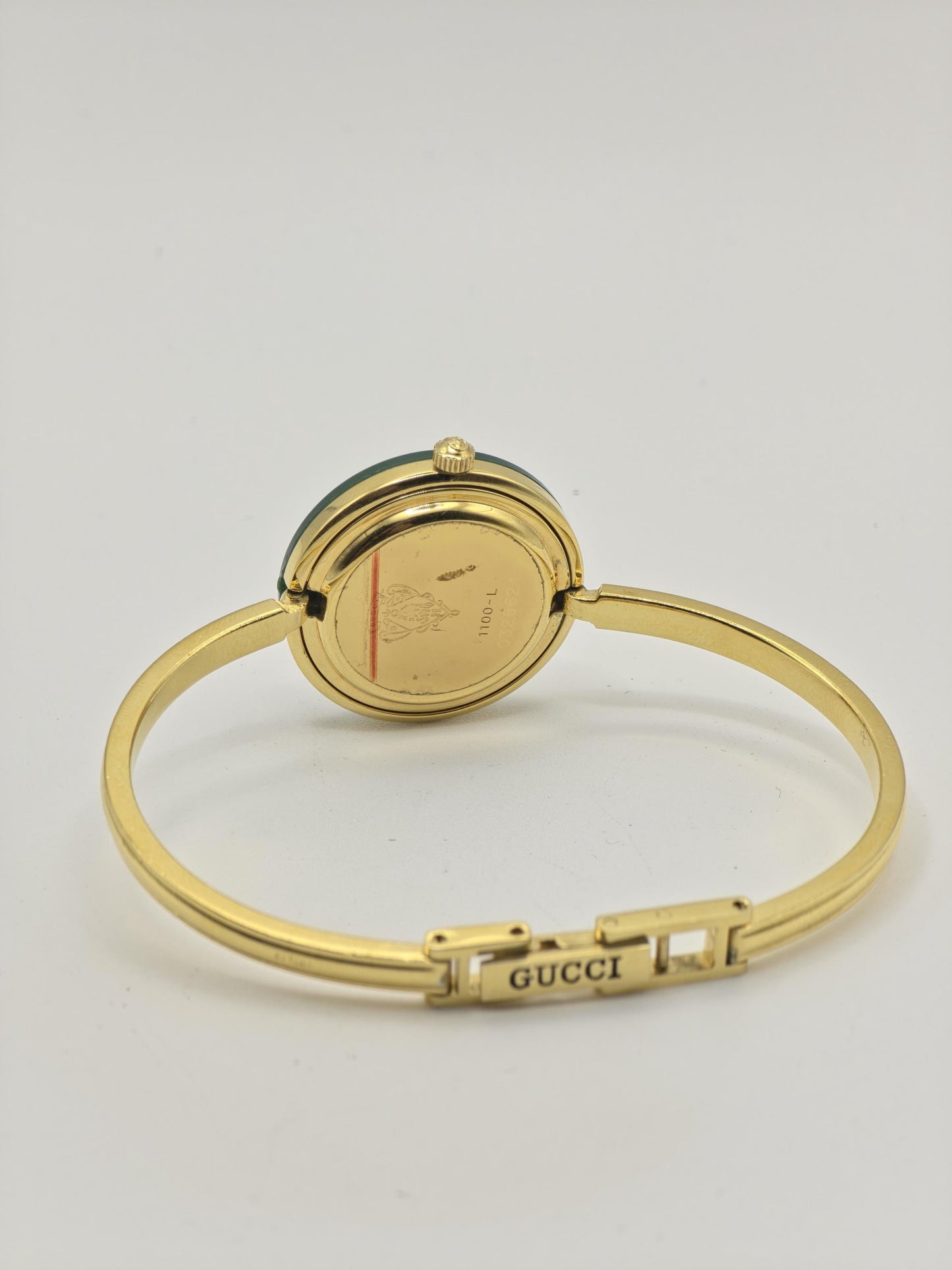 Gucci 1100L Gold Tone Bangle Women Vintage Quartz Watch Boxed | - 320