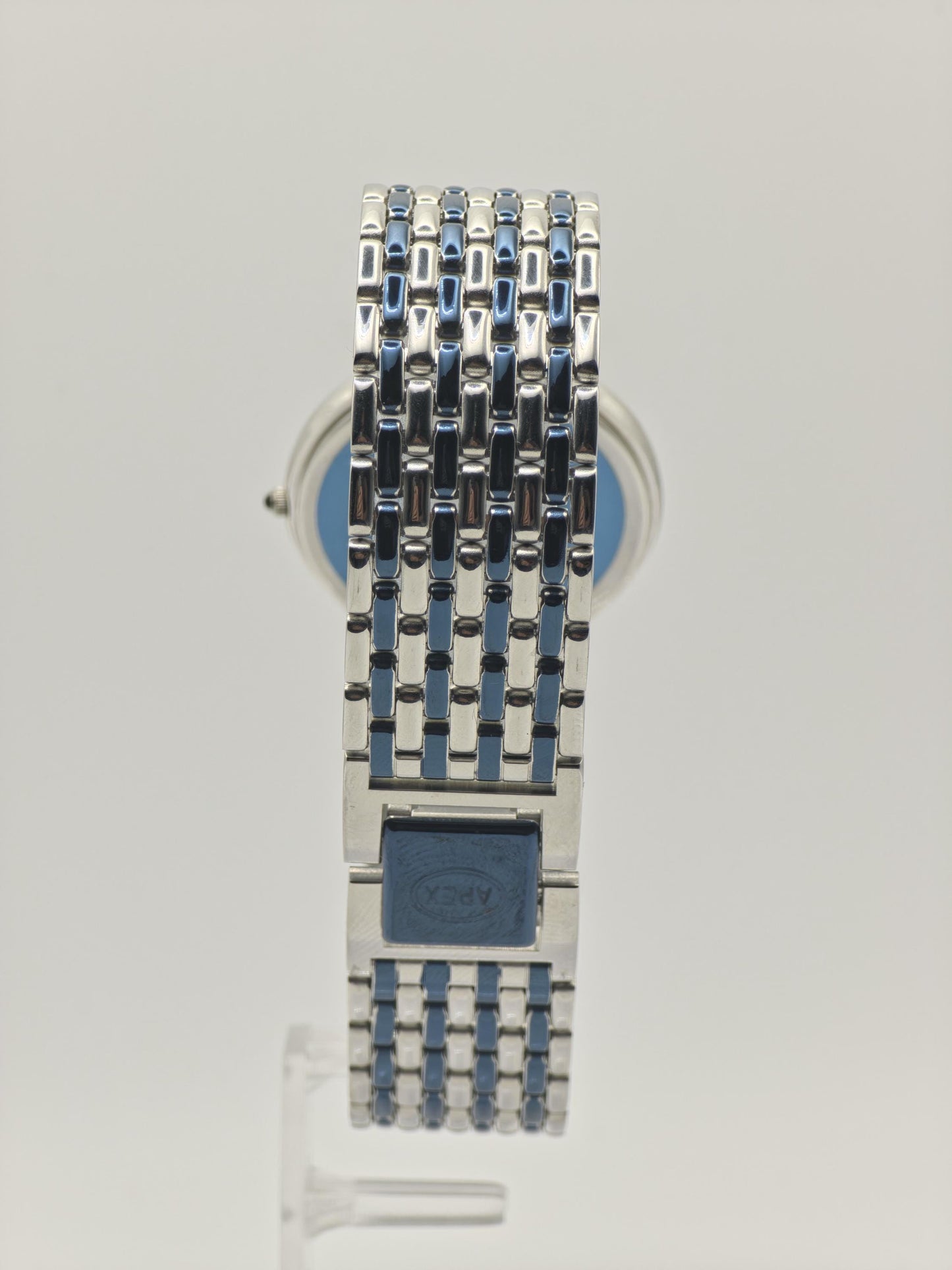 Apex Ricoh Quartz JWCII Stainless Steel Blue Accent Men Vintage Watch | - 321