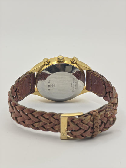 Vintage Longines Automatic Chronograph Men’s Watch Ref. L4 642 2 Gold Tone Swiss - 326