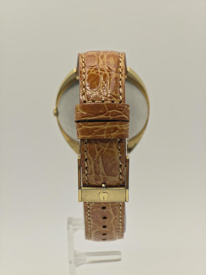 Universal Genève Gilt Shadow Automatic 566101 Gold Tone Men Vintage Watch | -313