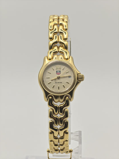 TAG Heuer S04.708M Professional 200M Gold Tone Women Vintage Quartz Watch | - 316