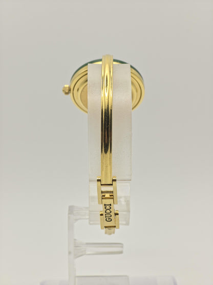 Gucci 1100L Gold Tone Bangle Women Vintage Quartz Watch Boxed | - 320