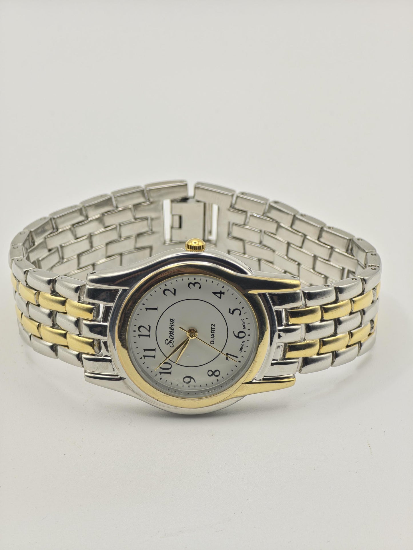 Soneva Quartz Two Tone Vintage Dress Watch | - 323