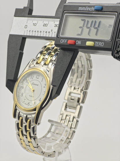 Soneva Quartz Two Tone Vintage Dress Watch | - 323