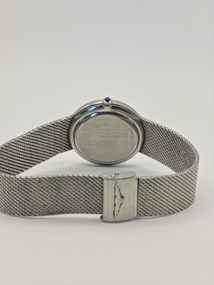 Vintage Longines Automatic Silver Dial Mesh Bracelet Men’s Watch Swiss Made - 327