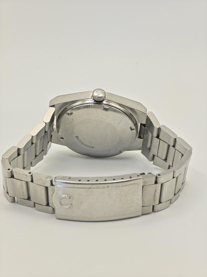 Vintage Omega Genève Men’s Automatic Watch Stainless Steel Date Swiss Made - 332