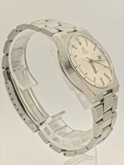 Vintage Omega Genève Men’s Automatic Watch Stainless Steel Date Swiss Made - 332