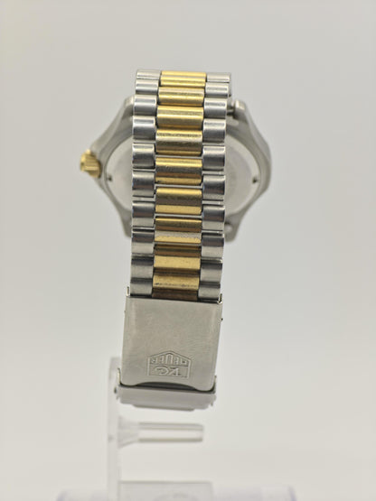Vintage TAG Heuer 2000 Professional Unisex Watch Two Tone Quartz 200M Swiss Made - 331