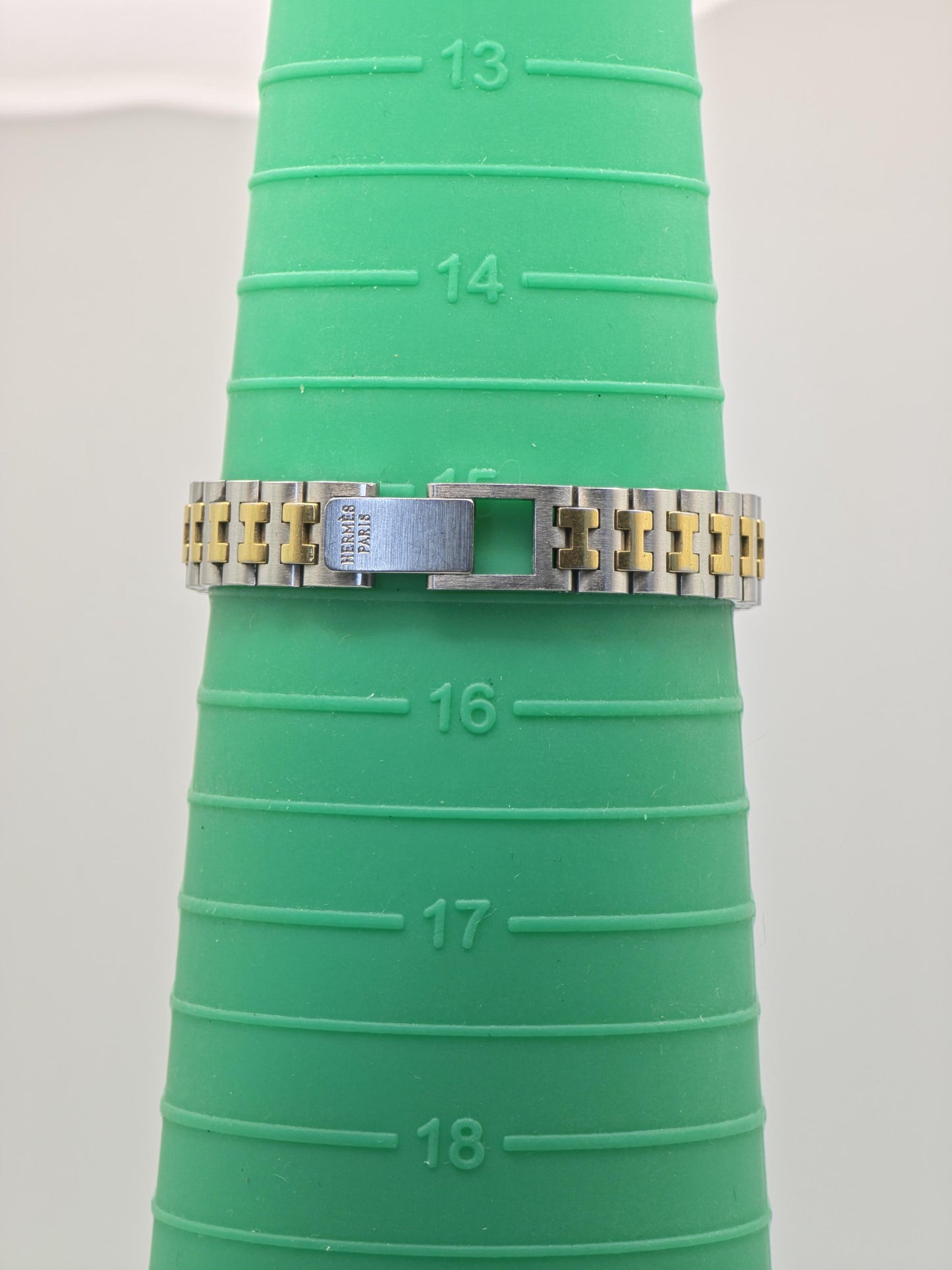 Vintage Hermès Women’s Watch Two Tone Stainless Steel Quartz Box Papers Extra Links - 334