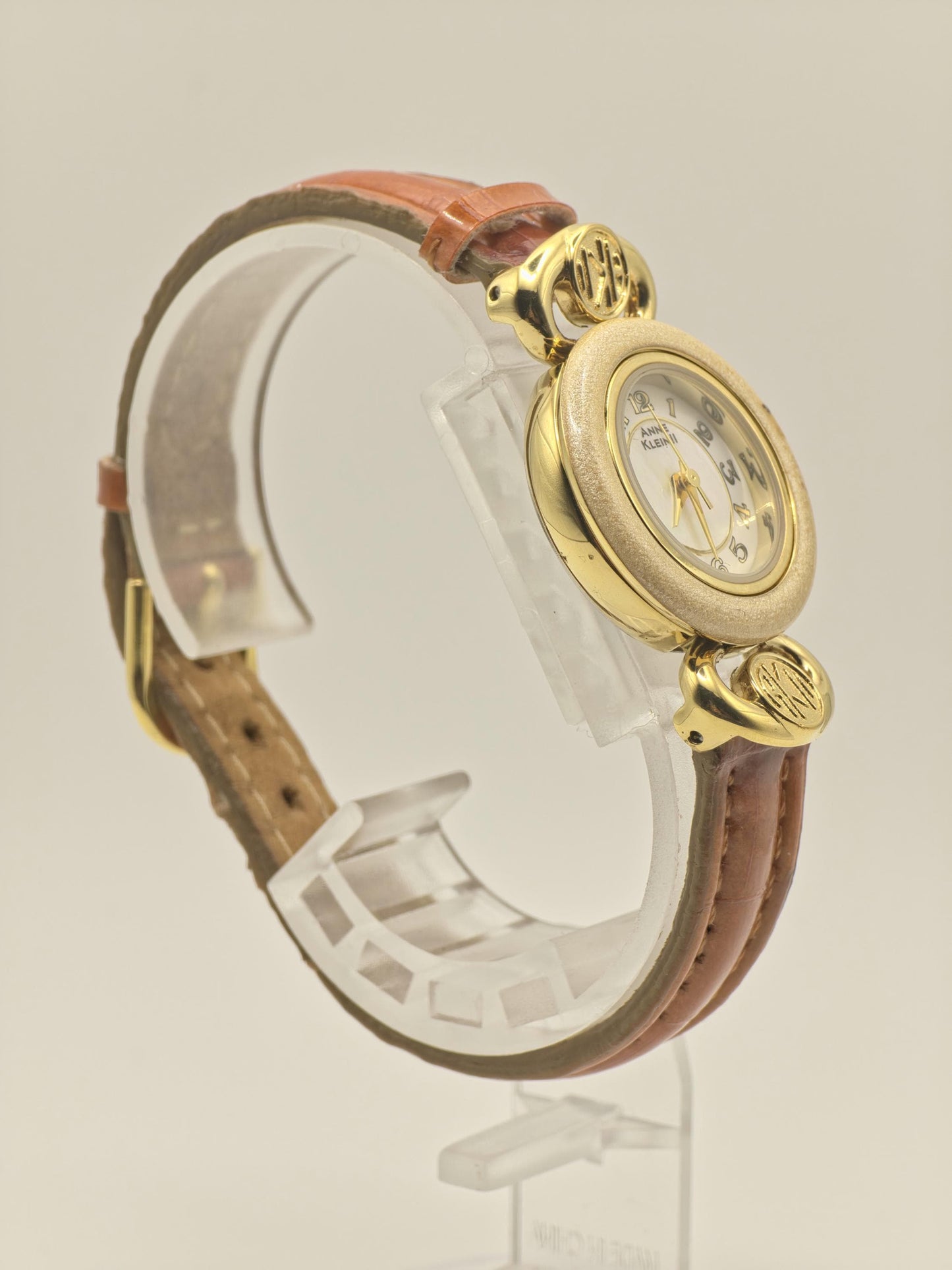 Vintage Anne Klein II Women's Watch Interchangeable Set Quartz Boxed 7 Bezels Extra Strap - 335