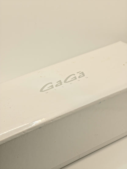 Vintage GaGa Milano Men's Watch Manuale Slim Quartz Box Papers Booklet - 336