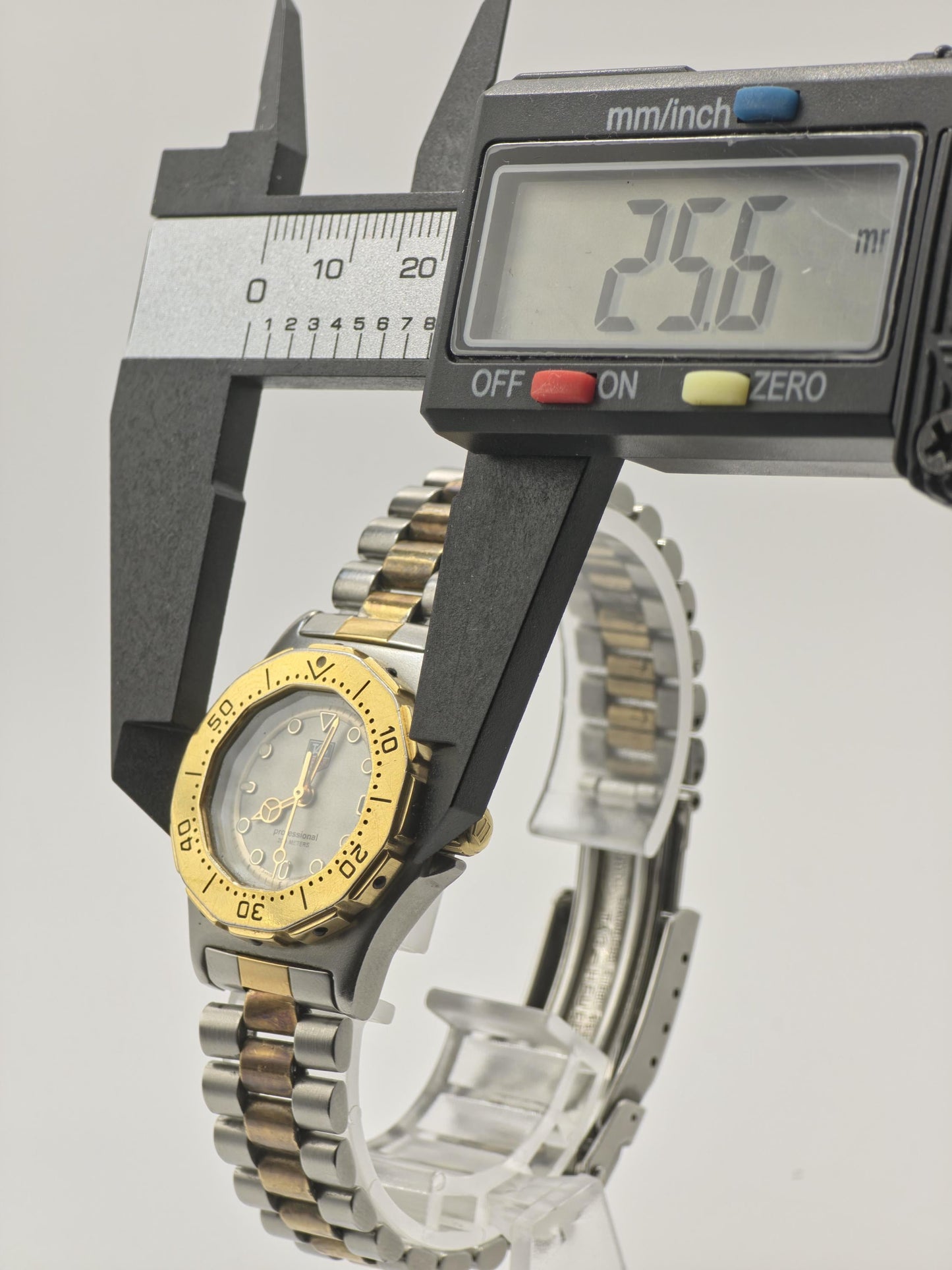 Vintage TAG Heuer Women's Professional 200M Watch Two Tone Quartz Date Swiss Made - 340
