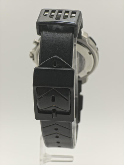 Vintage TAG Heuer Professional Chronograph Men's / Unisex Watch Black Dial Quartz - 345