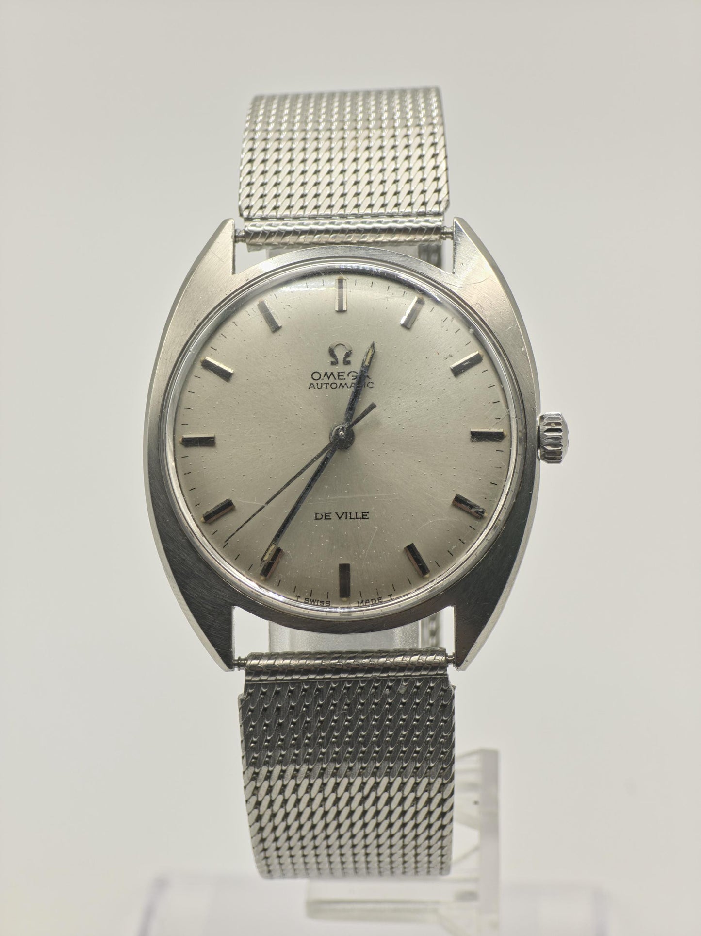 Vintage Omega De Ville Automatic Men's Watch Stainless Steel Swiss Automatic Classic Dress Watch - 348