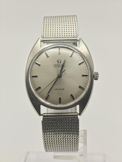Vintage Omega De Ville Automatic Men's Watch Stainless Steel Swiss Automatic Classic Dress Watch - 348