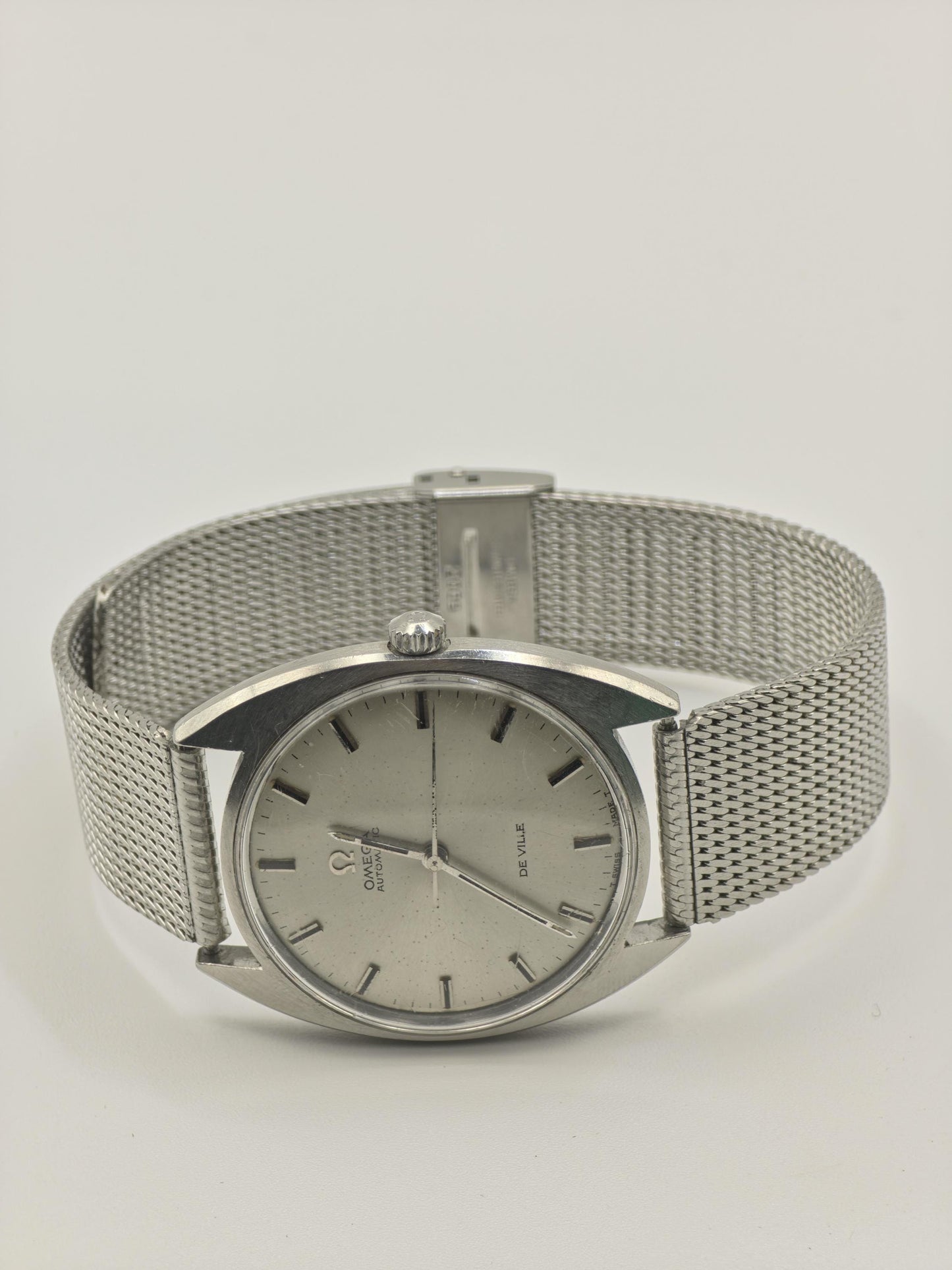 Vintage Omega De Ville Automatic Men's Watch Stainless Steel Swiss Automatic Classic Dress Watch - 348