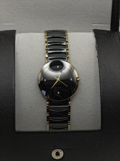 Rado Jubile Men's Watch High-Tech Ceramic Scratch Resistant Box Papers Swiss Quartz - 352