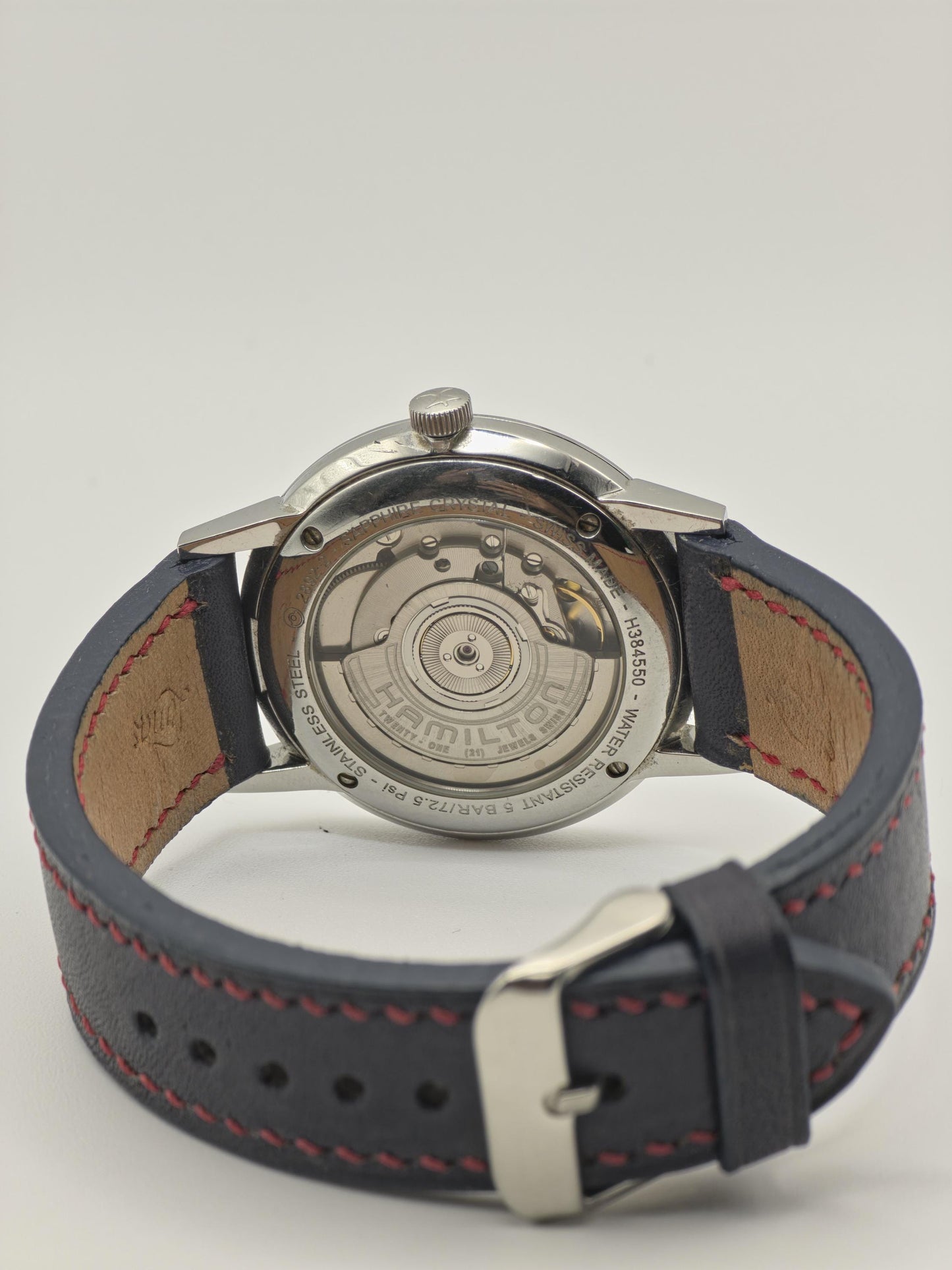 Hamilton Intra-Matic Automatic Men's Watch Black Dial Swiss Date Vintage Style - 360