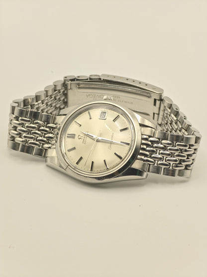 Vintage Omega Seamaster Automatic Men's Watch Silver Dial Date Stainless Steel - 361