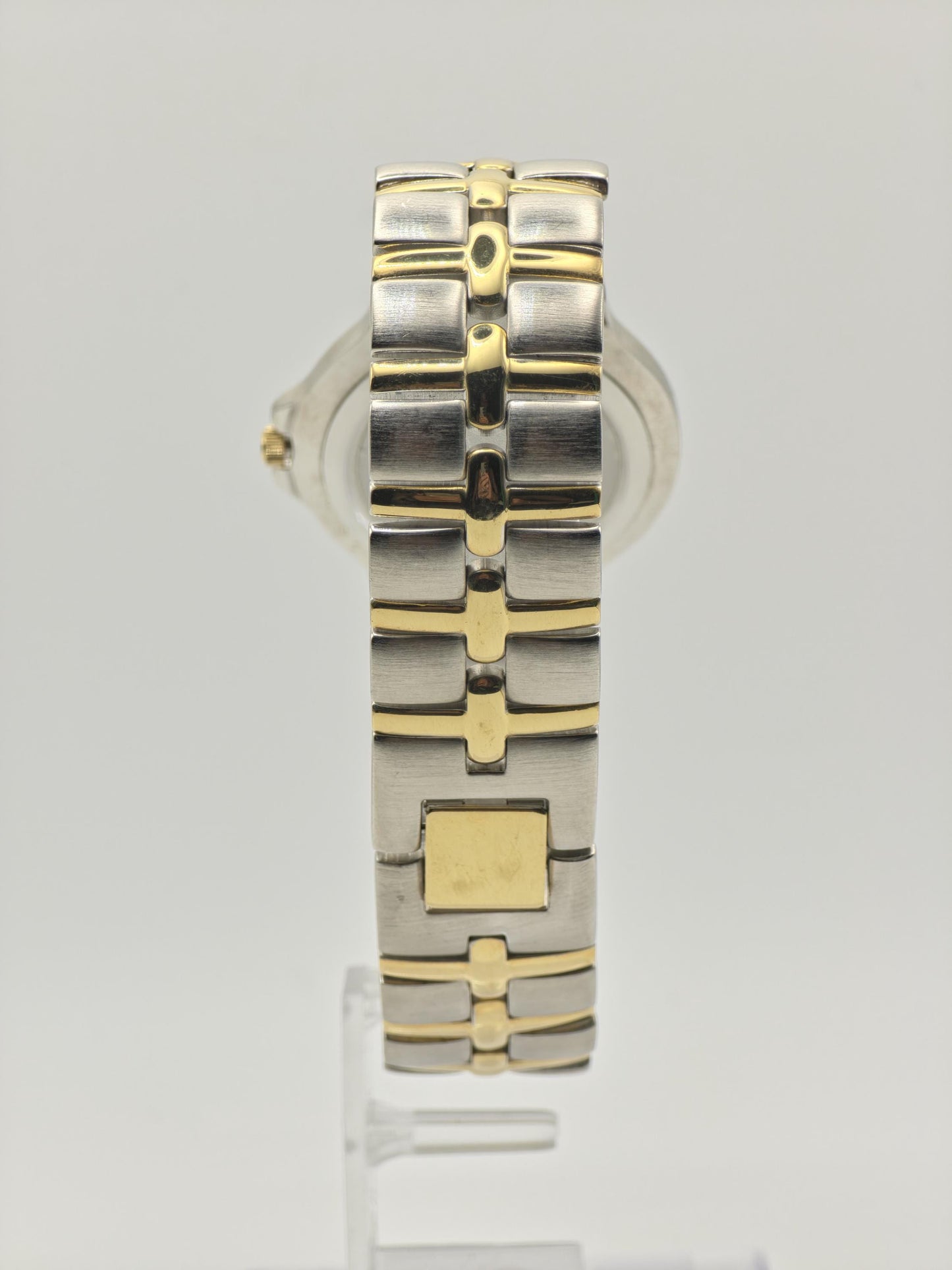 Vintage Beverly Hills Polo Club Quartz Men's Watch White Dial Two-Tone - 370