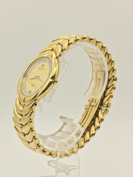 Vintage Raymond Weil Genève Adagio Quartz Men's Watch Gold Tone Swiss Made Luxury - 371
