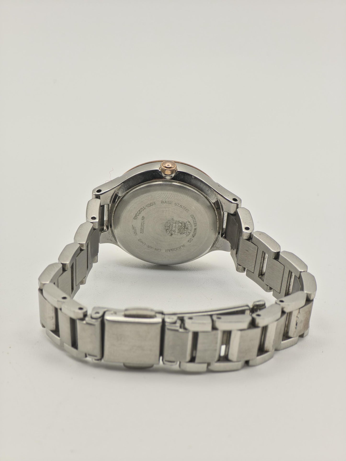 Vintage Citizen XC Women's Quartz Two-Tone Pink Dial Stainless Steel Watch - 382