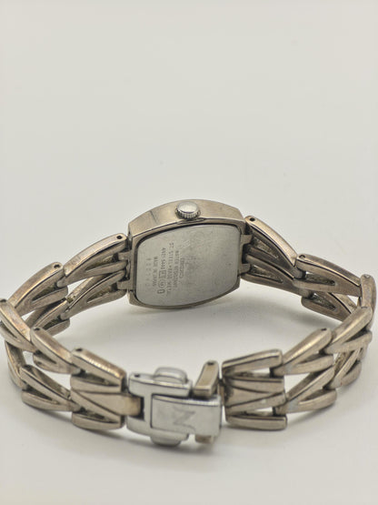 Vintage Seiko Quartz Silver Tone Bangle Women's Dress Watch Japan - 397