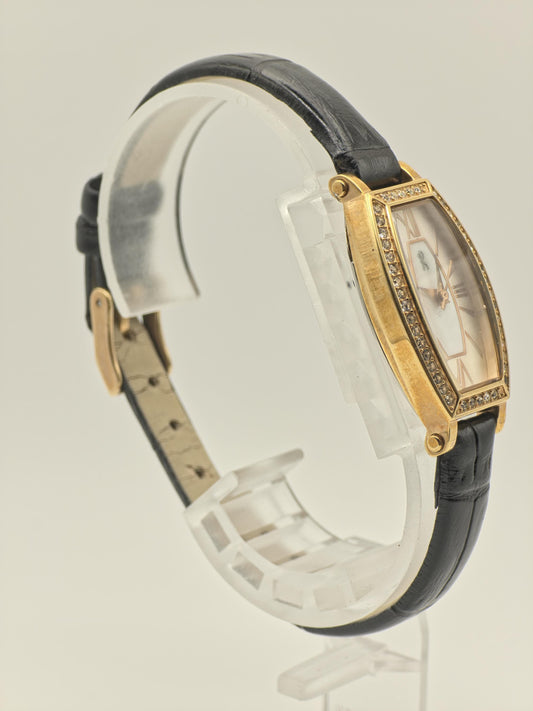 Vintage Roberta di Camerino Women's Quartz Gold Tone Crystal Accent Dress Watch - 406