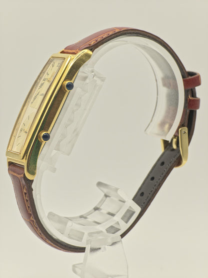 Vintage Noevir Dual Time Quartz Gold Tone Women's Dress Watch Japan - 411