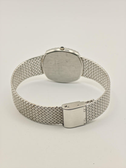 Vintage Nivada Men's/Unisex Quartz Silver Tone Swiss Dress Watch - 415