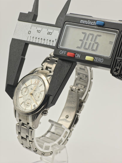 Vintage Citizen xC H. Tamaki Limited Edition Salmon Dial Chronograph Men's Watch - 416