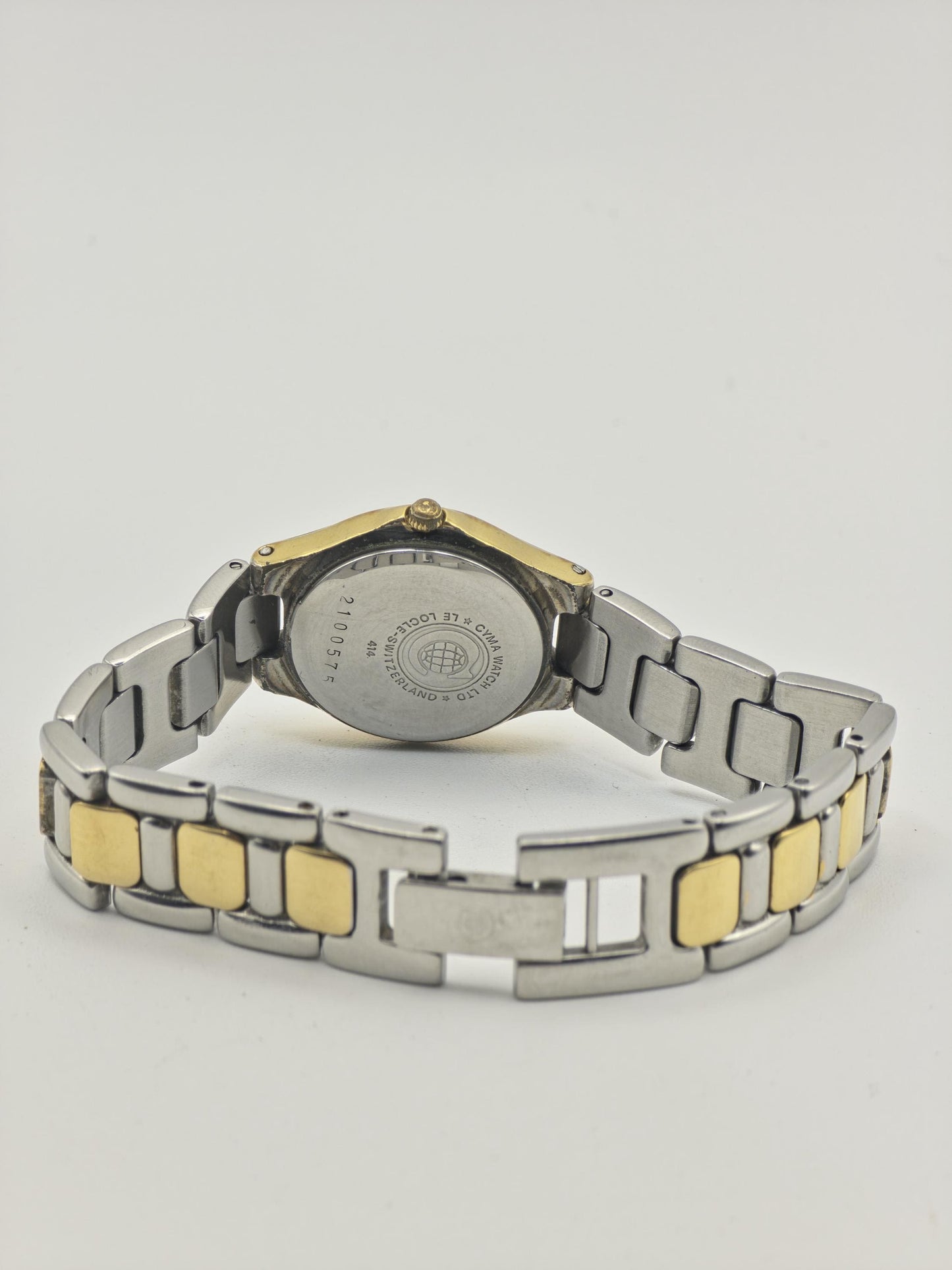 Vintage Cyma Sealord Women's Two-Tone Quartz Dress Watch - 418