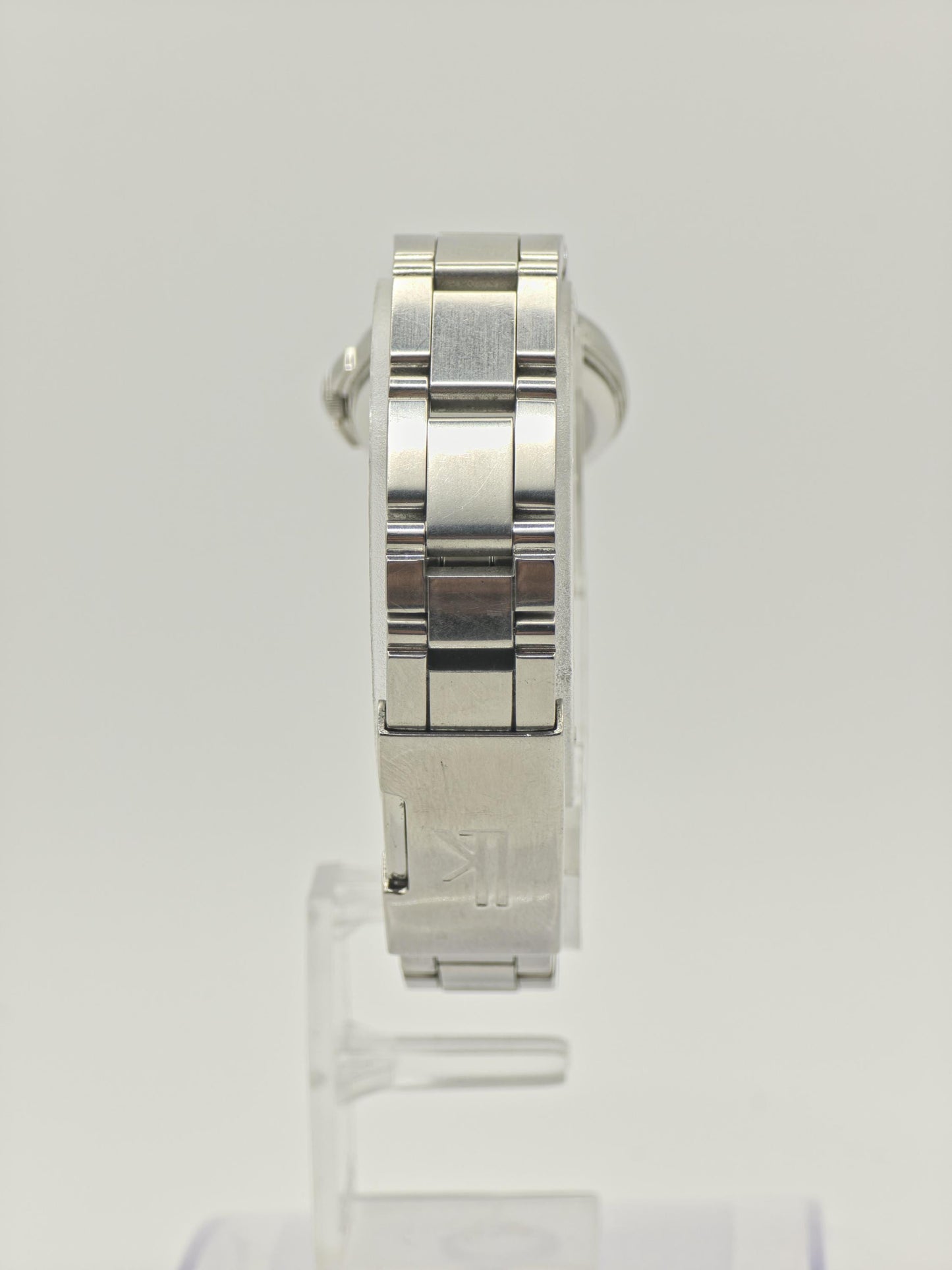 Vintage Seiko Lukia Women's Quartz Burgundy Dial Stainless Steel Watch - 420
