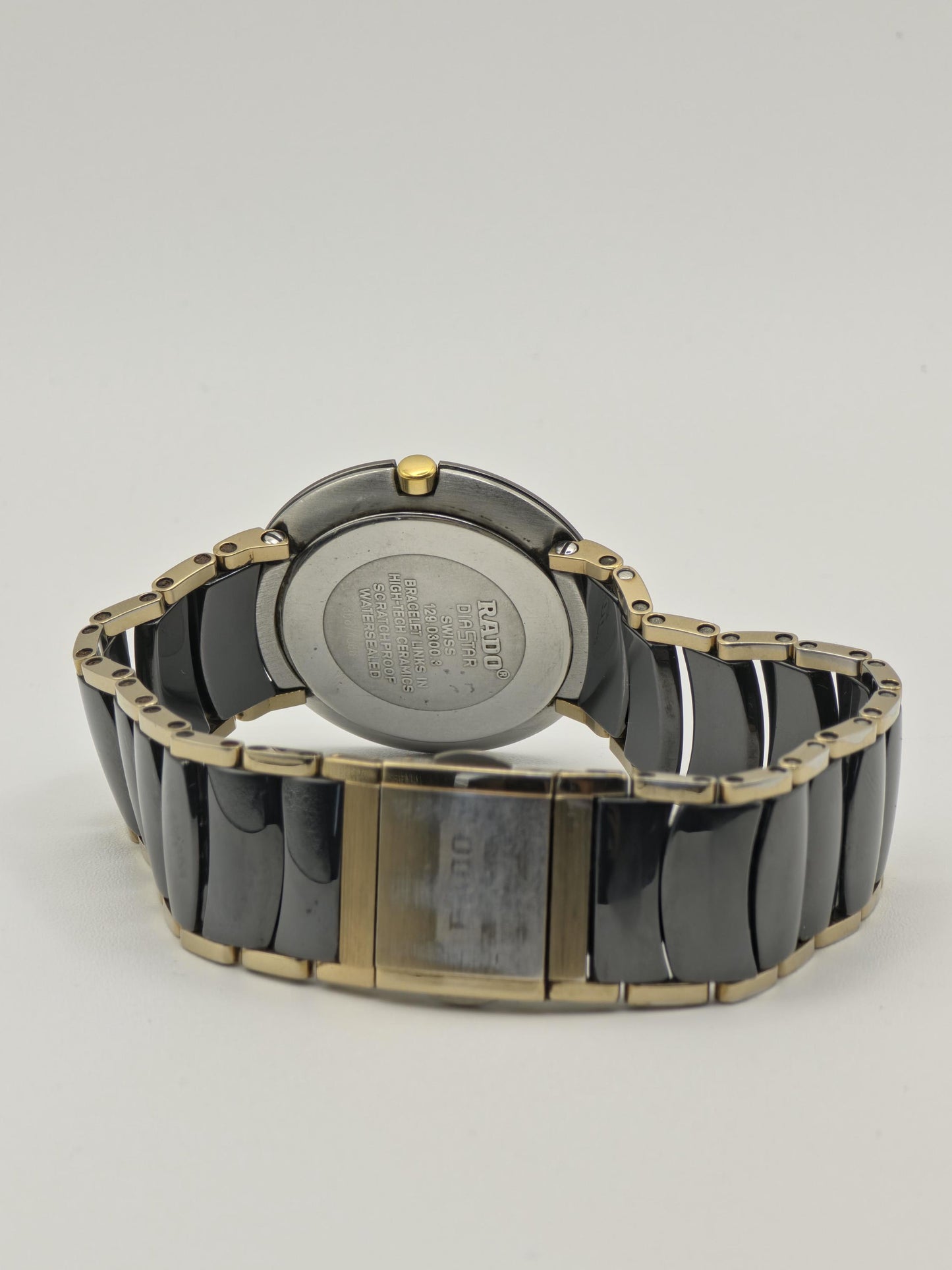 Rado Jubile Men's Watch High-Tech Ceramic Scratch Resistant Box Papers Swiss Quartz - 352