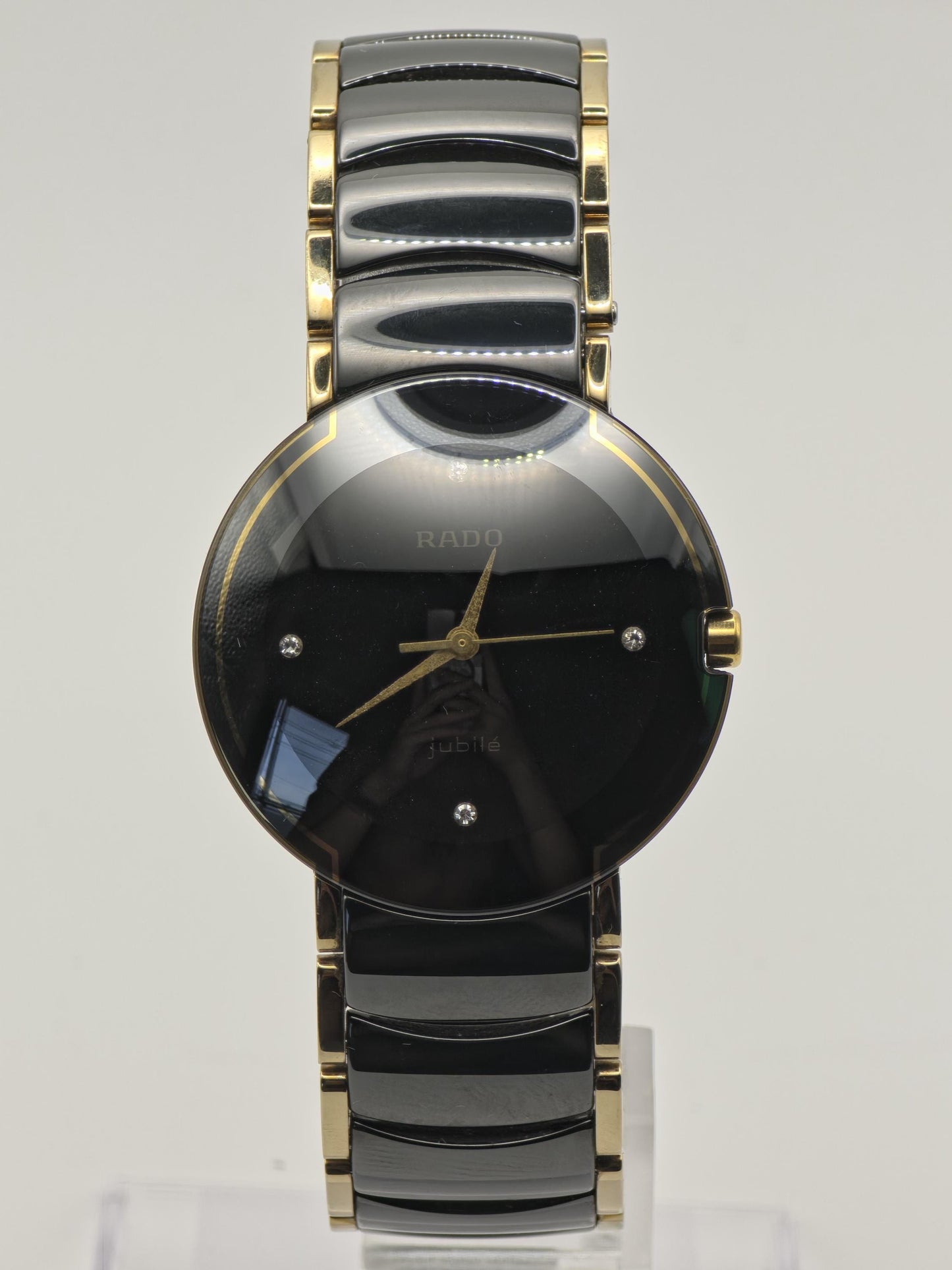 Rado Jubile Men's Watch High-Tech Ceramic Scratch Resistant Box Papers Swiss Quartz - 352