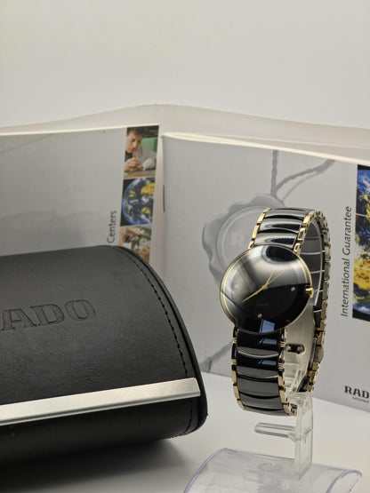 Rado Jubile Men's Watch High-Tech Ceramic Scratch Resistant Box Papers Swiss Quartz - 352