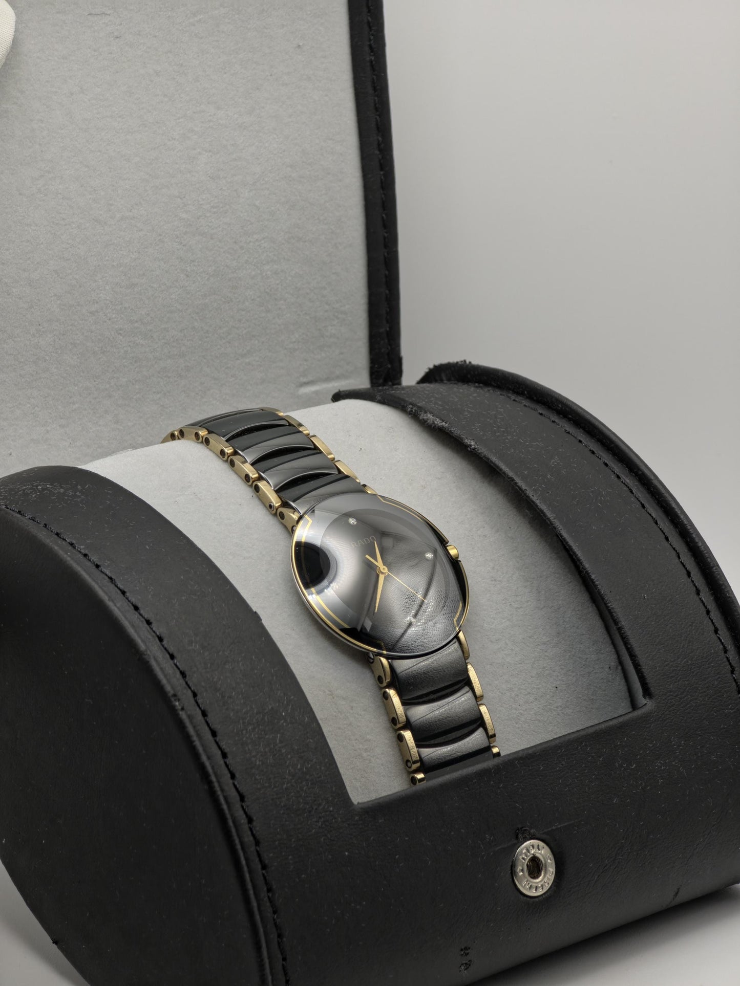 Rado Jubile Men's Watch High-Tech Ceramic Scratch Resistant Box Papers Swiss Quartz - 352
