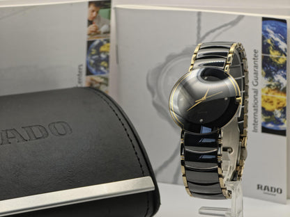 Rado Jubile Men's Watch High-Tech Ceramic Scratch Resistant Box Papers Swiss Quartz - 352