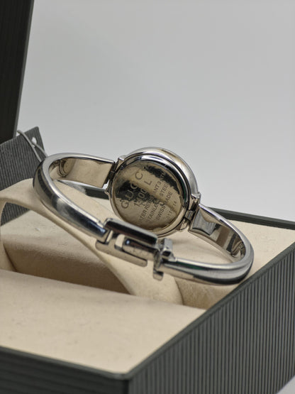 Vintage Gucci Women's Bangle Watch Swiss Quartz Original Box Warranty Card - 353