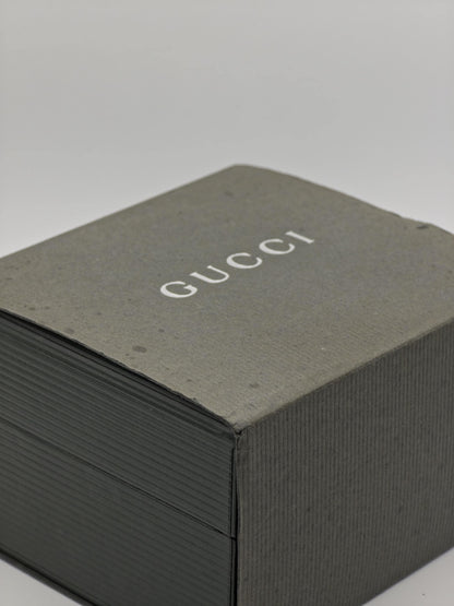 Vintage Gucci Women's Bangle Watch Swiss Quartz Original Box Warranty Card - 353