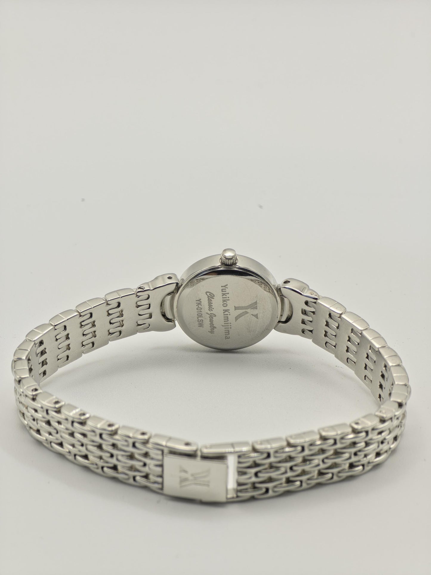 Vintage Yukiko Kimijima Diamond Women's Quartz Watch Mother of Pearl Dial Japan - 355