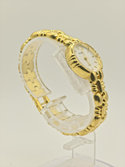 Vintage Sekonda Women's Quartz Gold Tone Bracelet Watch Classic Dress Style - 356