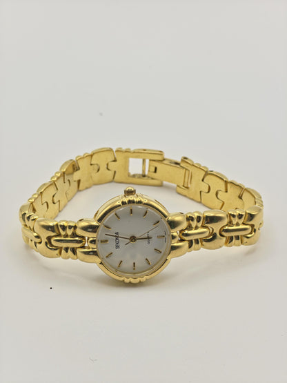 Vintage Sekonda Women's Quartz Gold Tone Bracelet Watch Classic Dress Style - 356